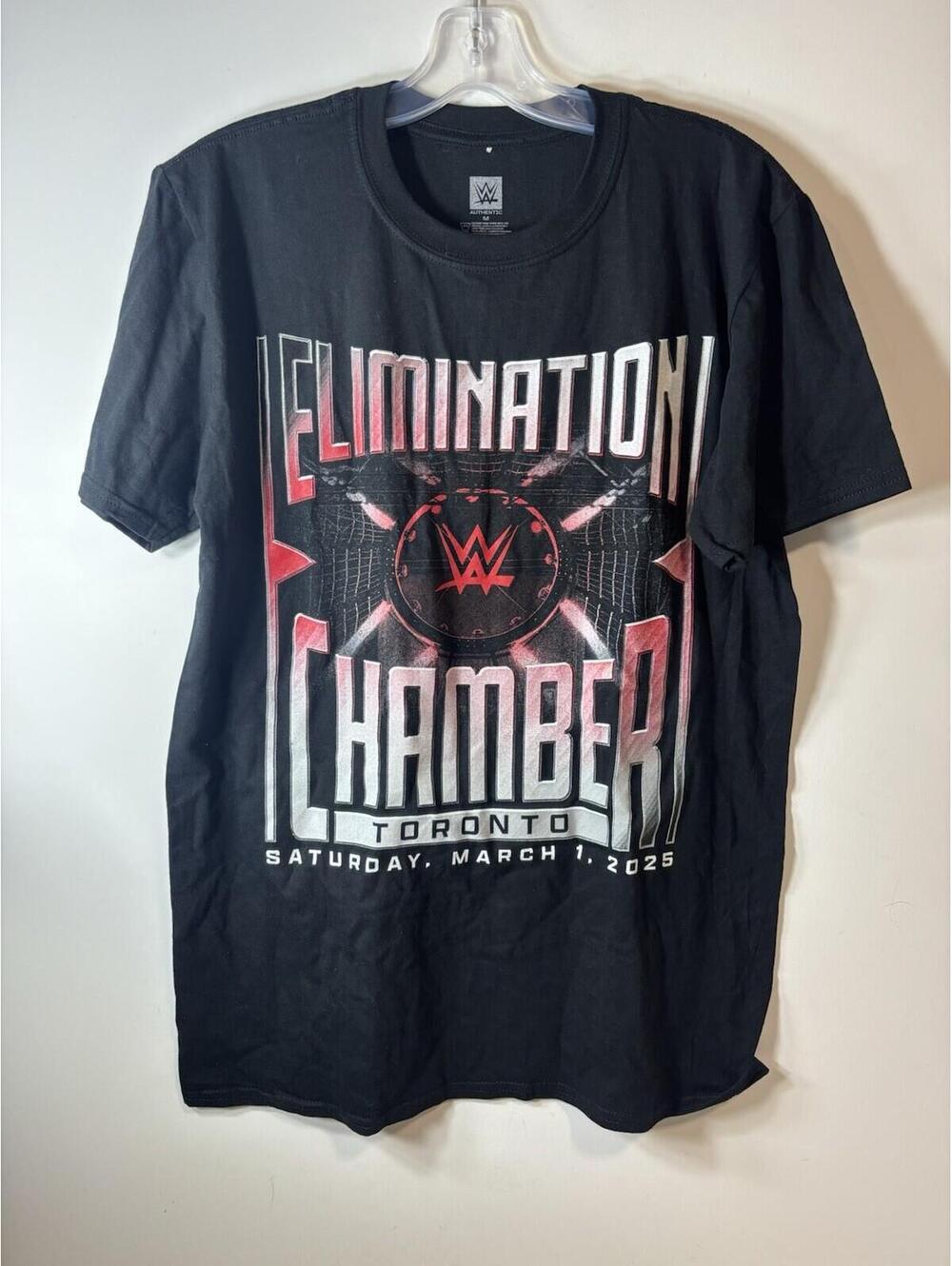 WWE Elimination Chamber 2025 Toronto T Shirt "I Was There" M Authentic